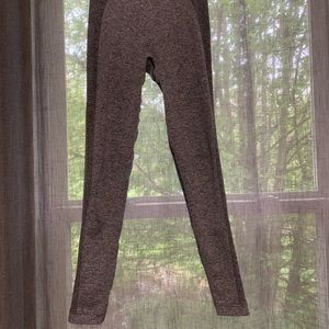 Grey/Pink GymShark Flex Leggings